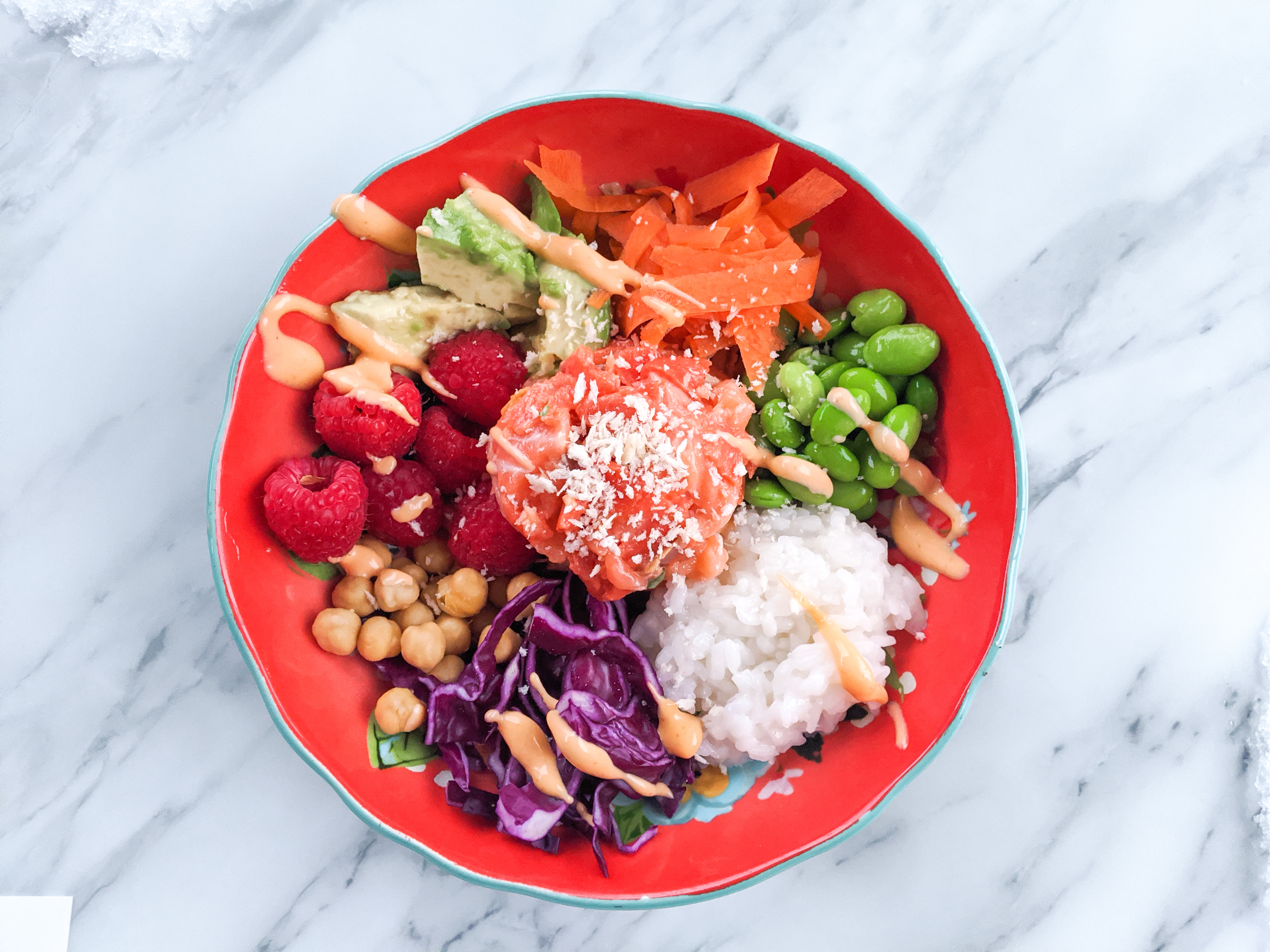 Une recette de poke-bowl bébé-fafa